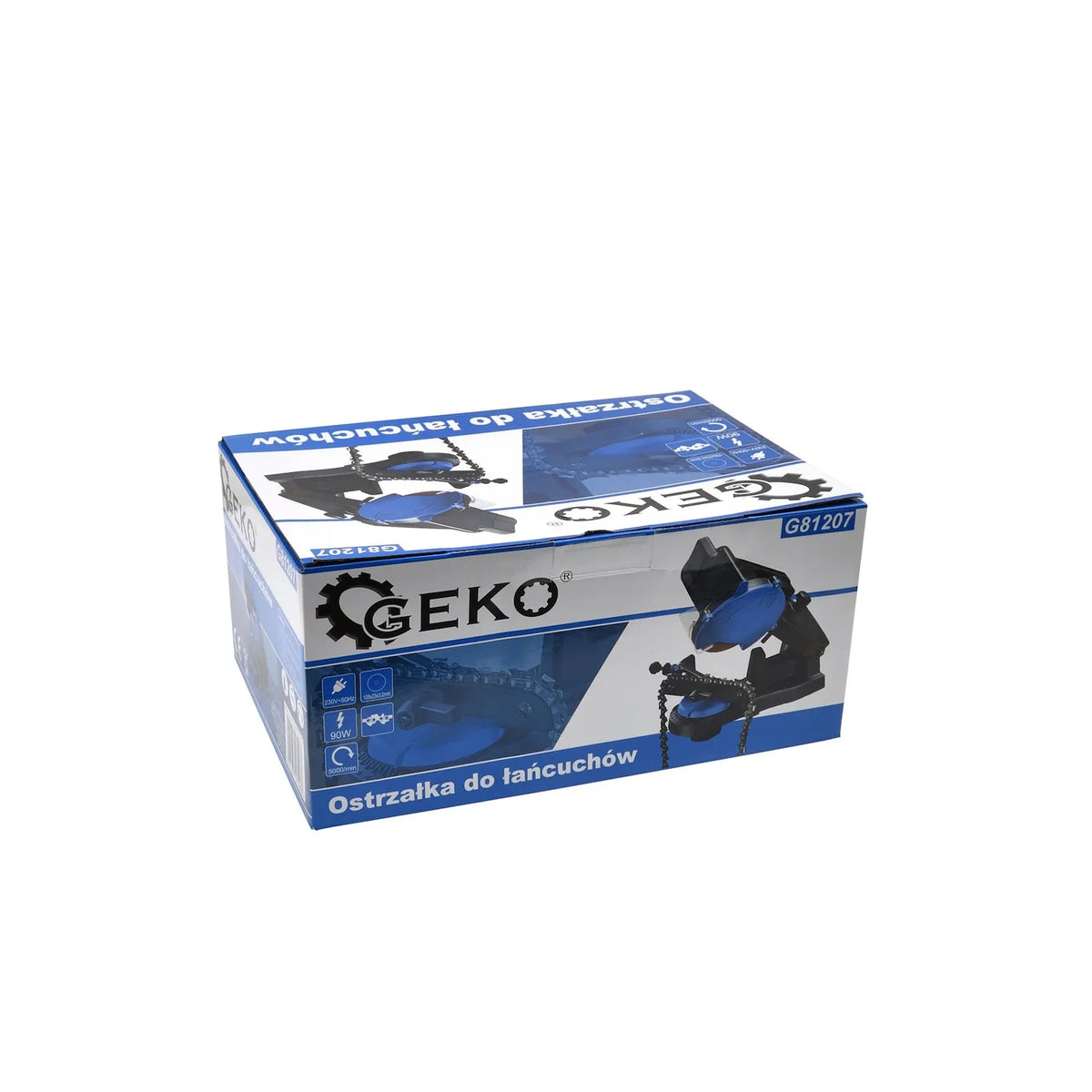 GEKO Elektrische kettingzaagslijper 90W 230V met verstelbare hoek 2,37kg