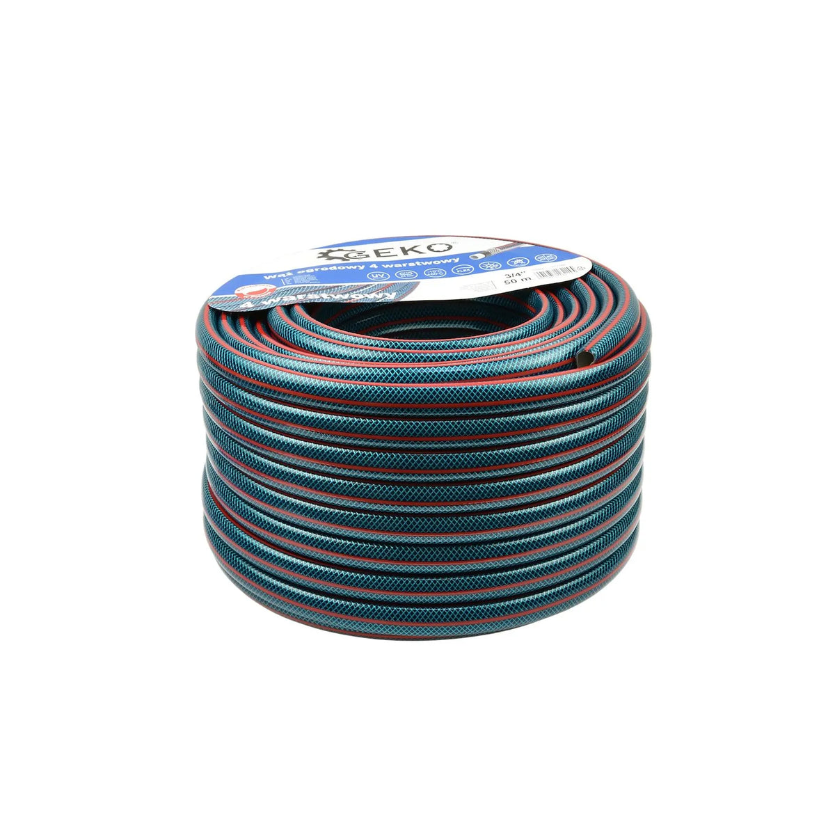 GEKO Tuinslang 4-laags duurzaam 3/4" 50m
