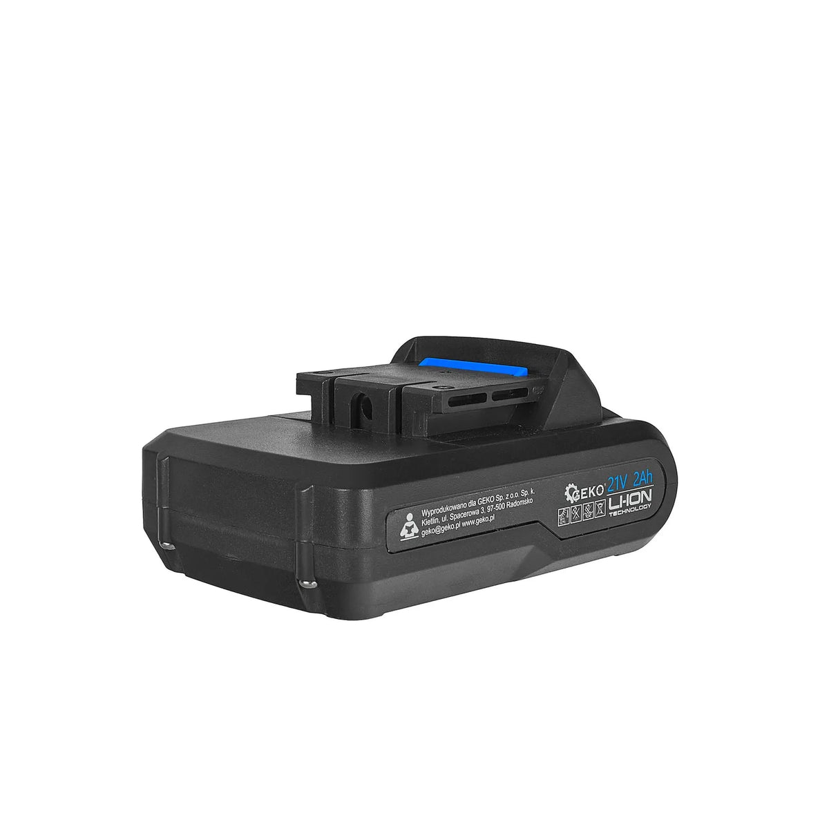 GEKO Accuboormachine met klopfunctie 21 V 2x 2 Ah accu 1,68 kg