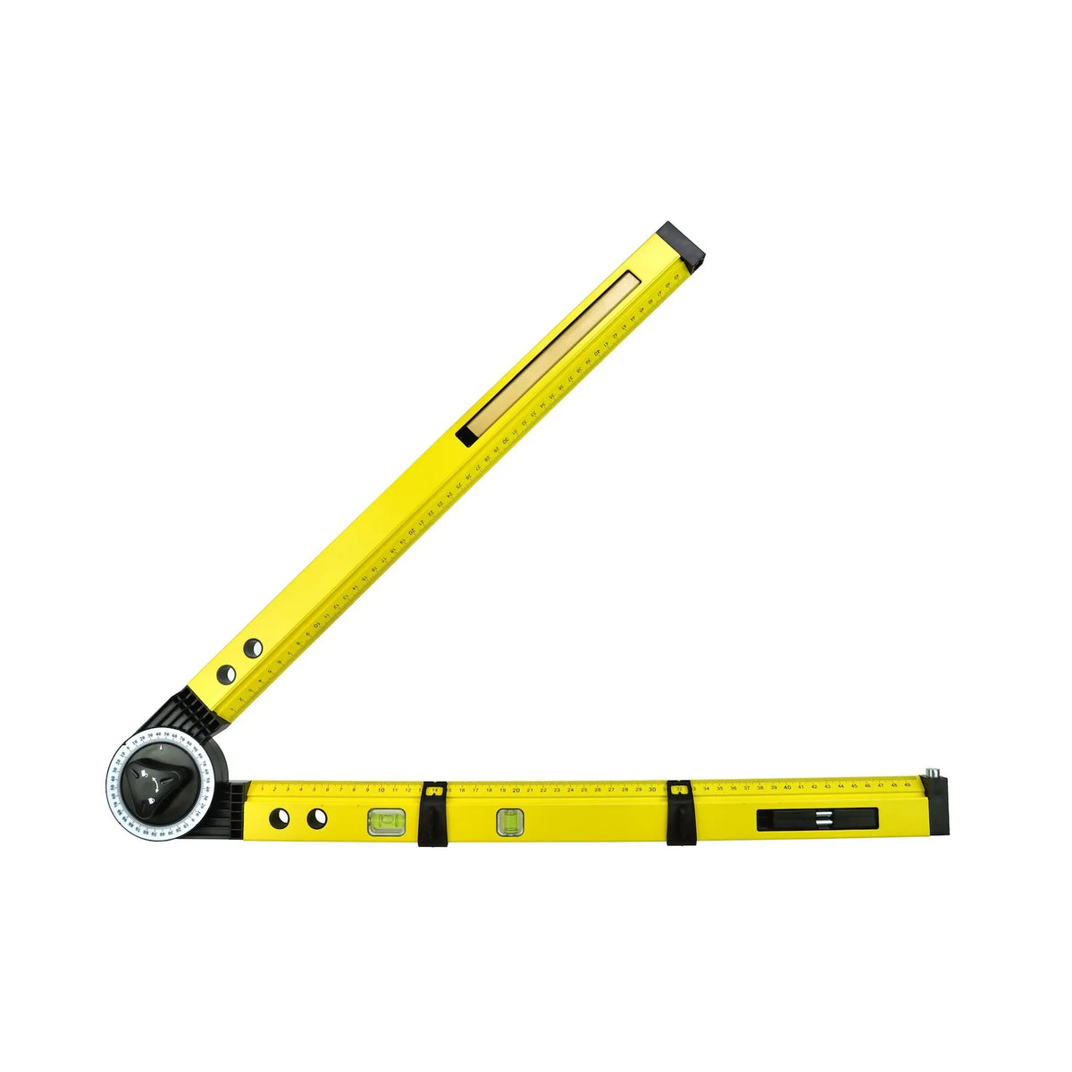 GEKO Instelbare hoekmeter en waterpas 50 cm