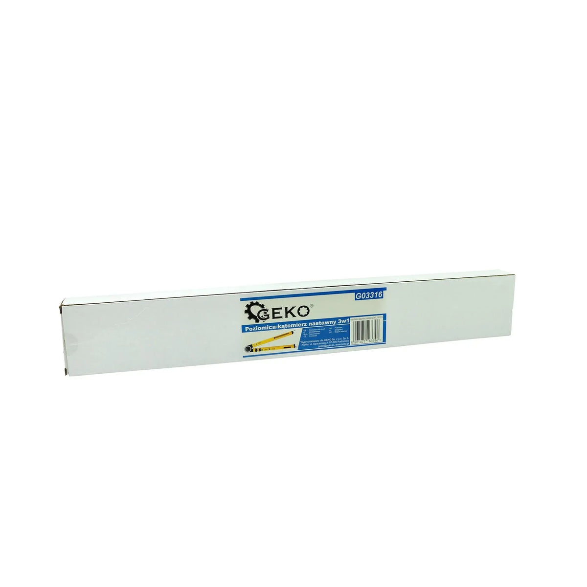 GEKO Instelbare hoekmeter en waterpas 50 cm