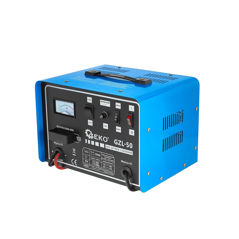 GEKO Acculader met snellaadfunctie 12/24 V 400 Ah
