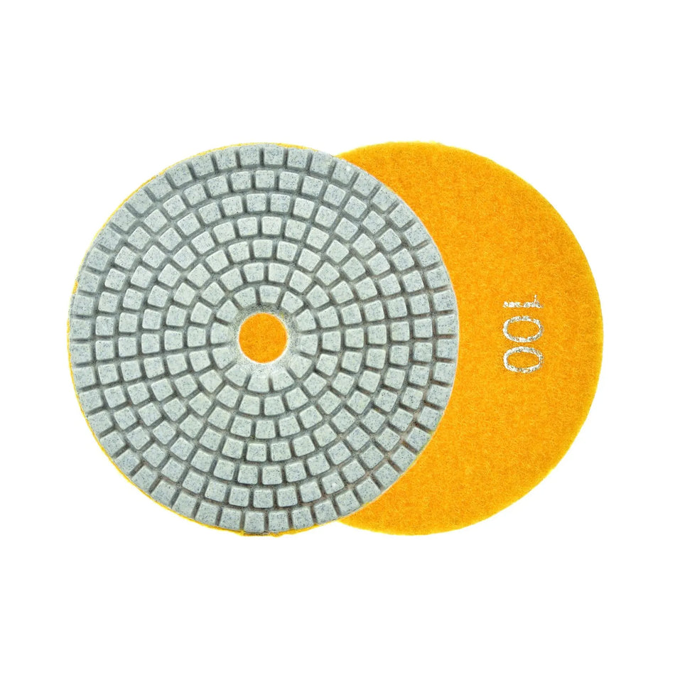 GEKO Diamant polijstpad 100 mm G100 nat gebruik
