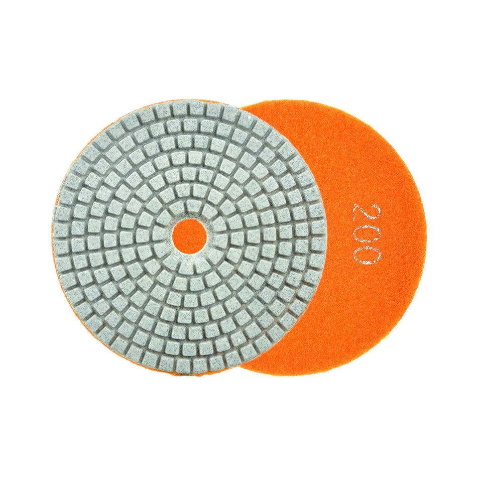 GEKO Diamant polijstpad 100 mm G200 nat gebruik