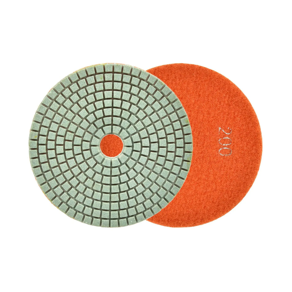 GEKO Diamant polijstpad 125 mm G200 voor nat polijsten