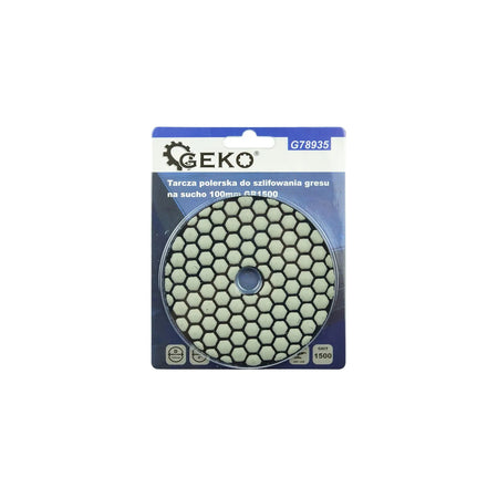 GEKO Diamanten droge polijstpad 100 mm G1500