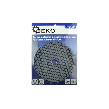 GEKO Diamanten droge polijstpad 125 mm G100