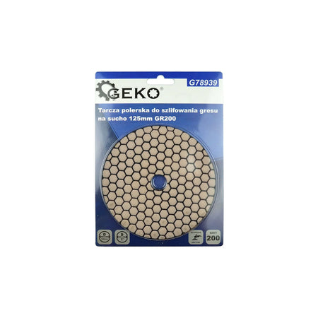 GEKO Diamanten droge polijstpad 125 mm G200