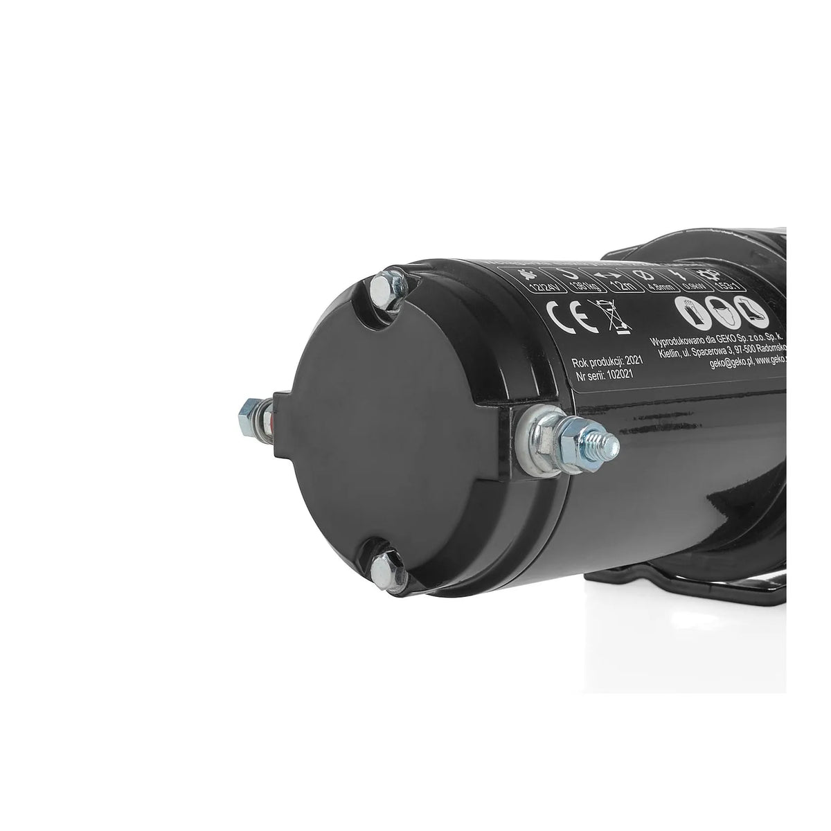 GEKO Elektrische lier 12 V 3000LB trekvermogen
