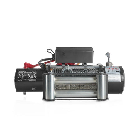 GEKO Elektrische lier 12 V met 5443 kg trekvermogen 12000LB