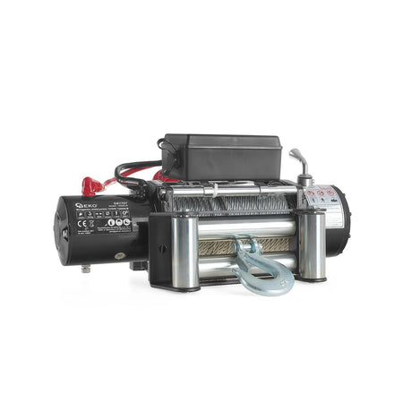 GEKO Elektrische lier 12 V met 5443 kg trekvermogen 12000LB