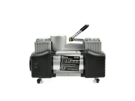 GEKO 12 V Autocompressor 250 W Twee Cilinders 150 PSI