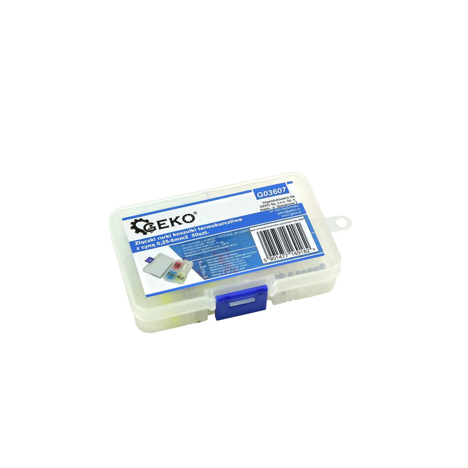 GEKO Set waterdichte krimpkousen met tin 50 stuks
