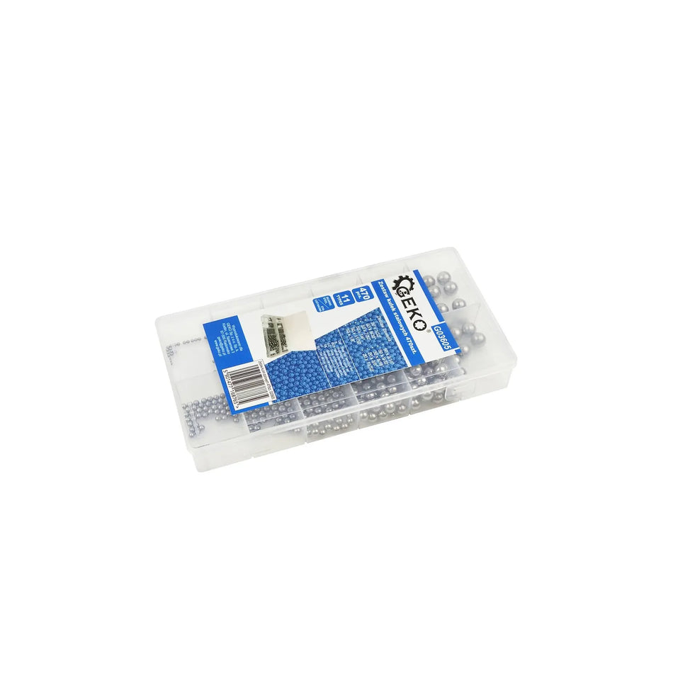 GEKO Set stalen kogels 470-delig in 11 maten