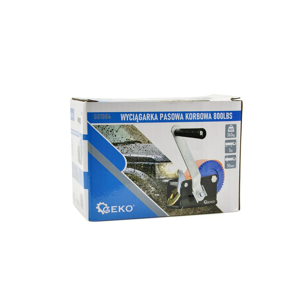 GEKO Handlier met 5 m band 800 LBS / 363 kg