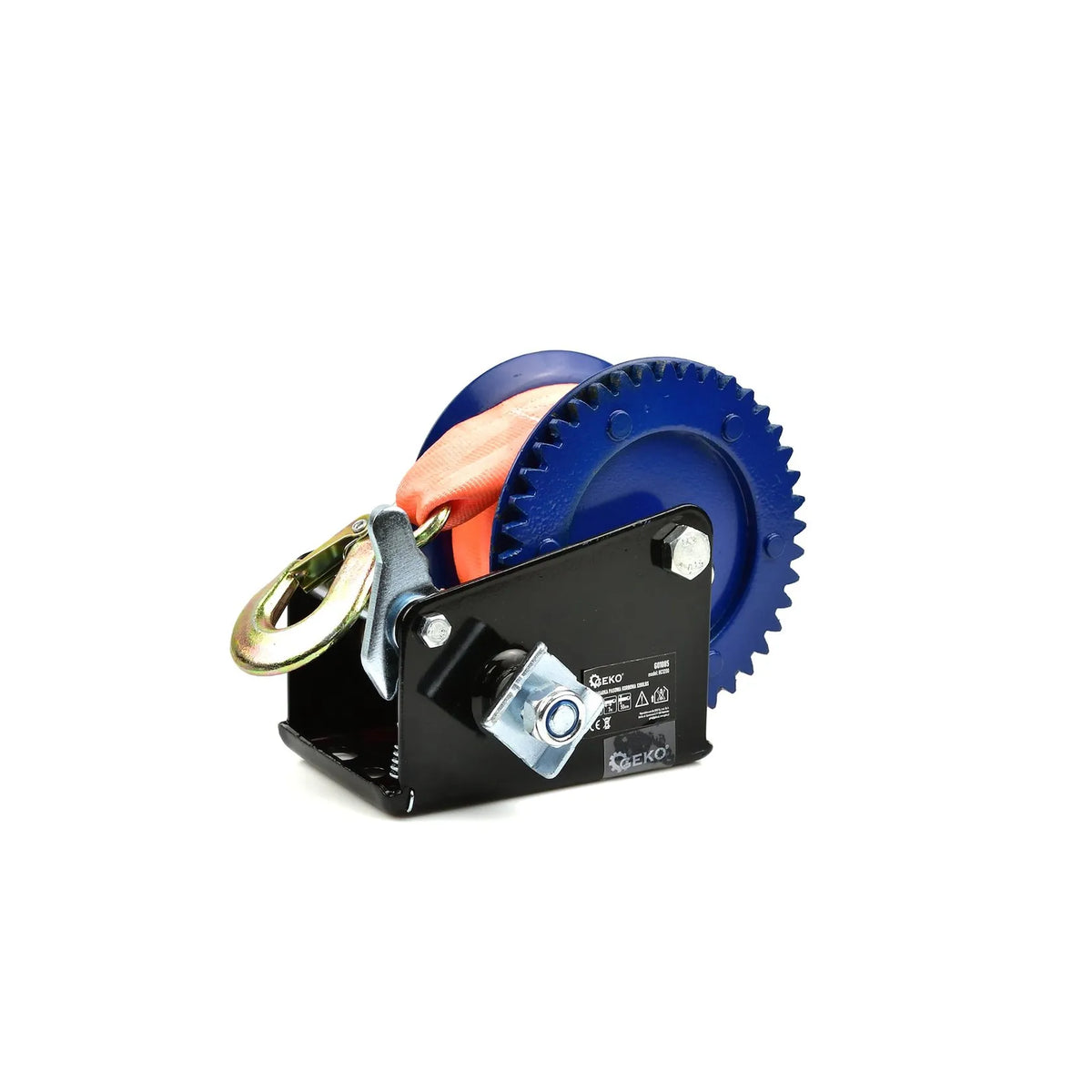 GEKO Handlier met 7 m band en veiligheidshaak 545 kg