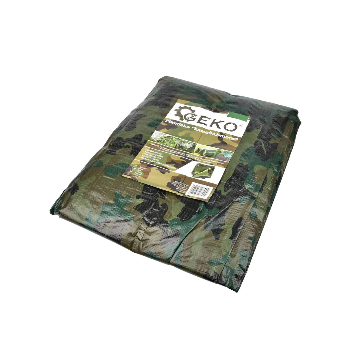 GEKO Camouflage zeil waterdicht 5,49 x 10 m 100 g/m²