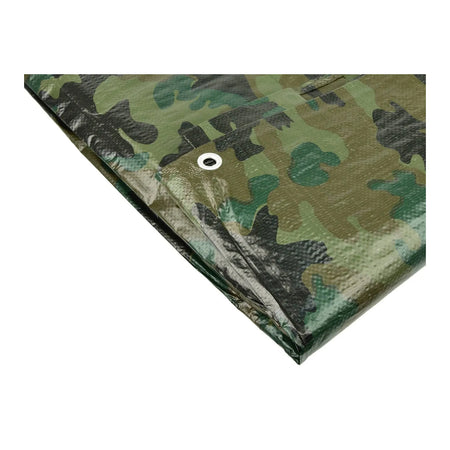 GEKO Camouflage zeil waterdicht 5,49 x 10 m 100 g/m²
