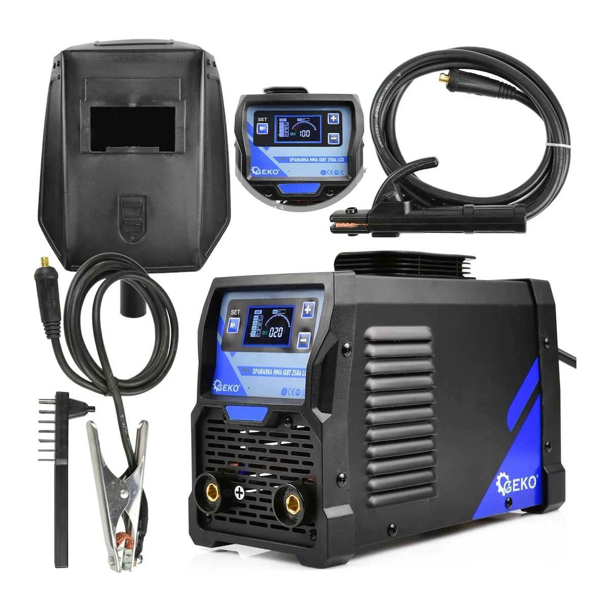 GEKO MMA TIG-lasapparaat IGBT 250 A 5,1 kg 230 V