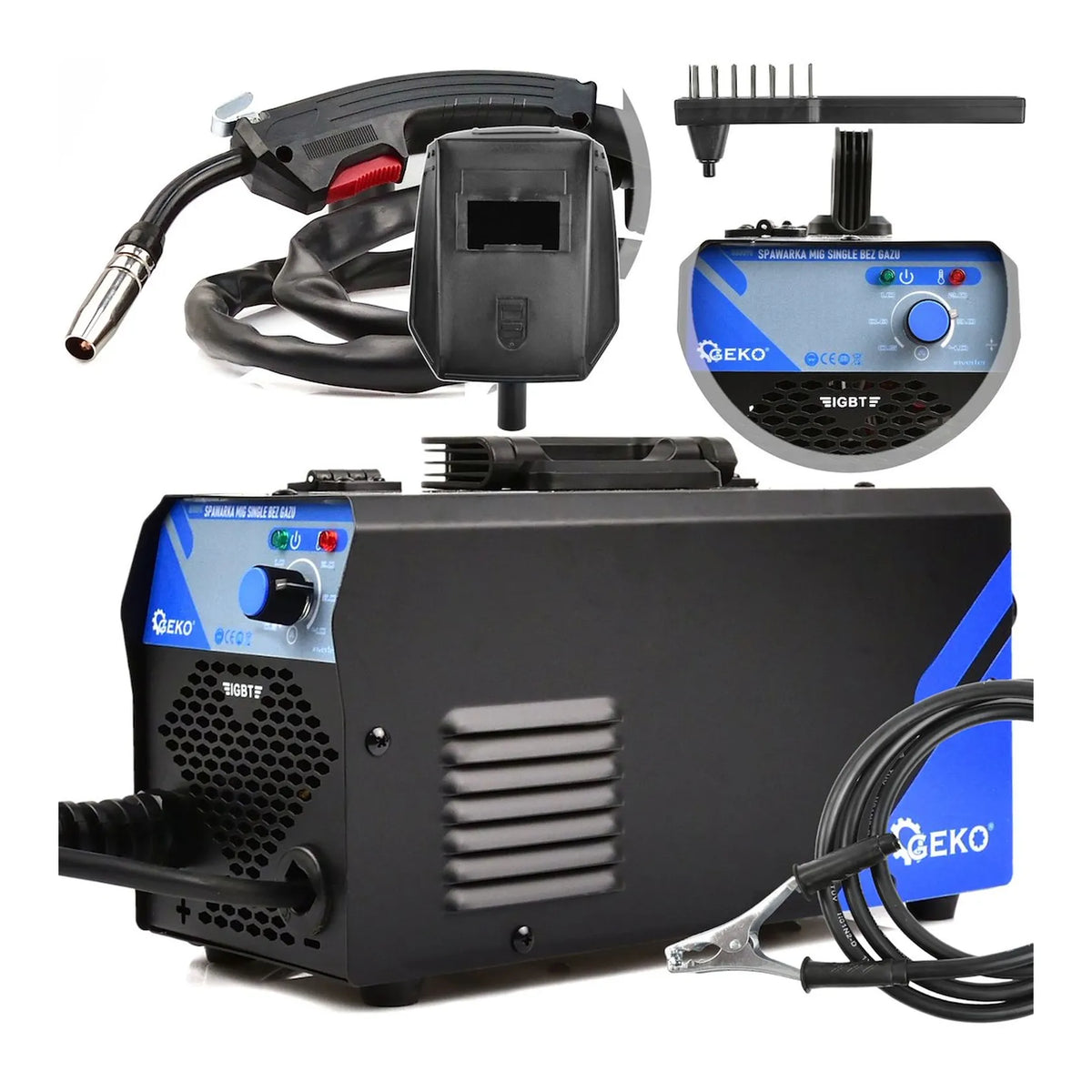 GEKO Lasapparaat Mig zonder gas 40 - 200 A inverter 230 V
