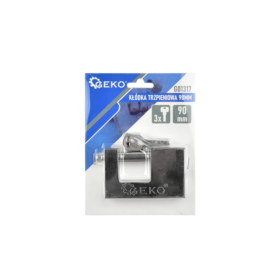 GEKO Hangslot met pen 90 mm