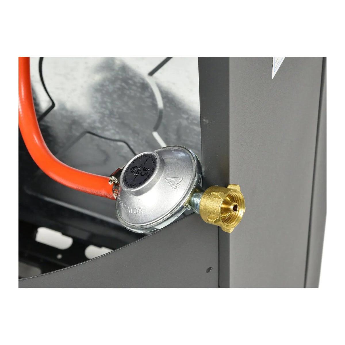 GEKO Indoor gasheater 4,2 kW met reducer en slang
