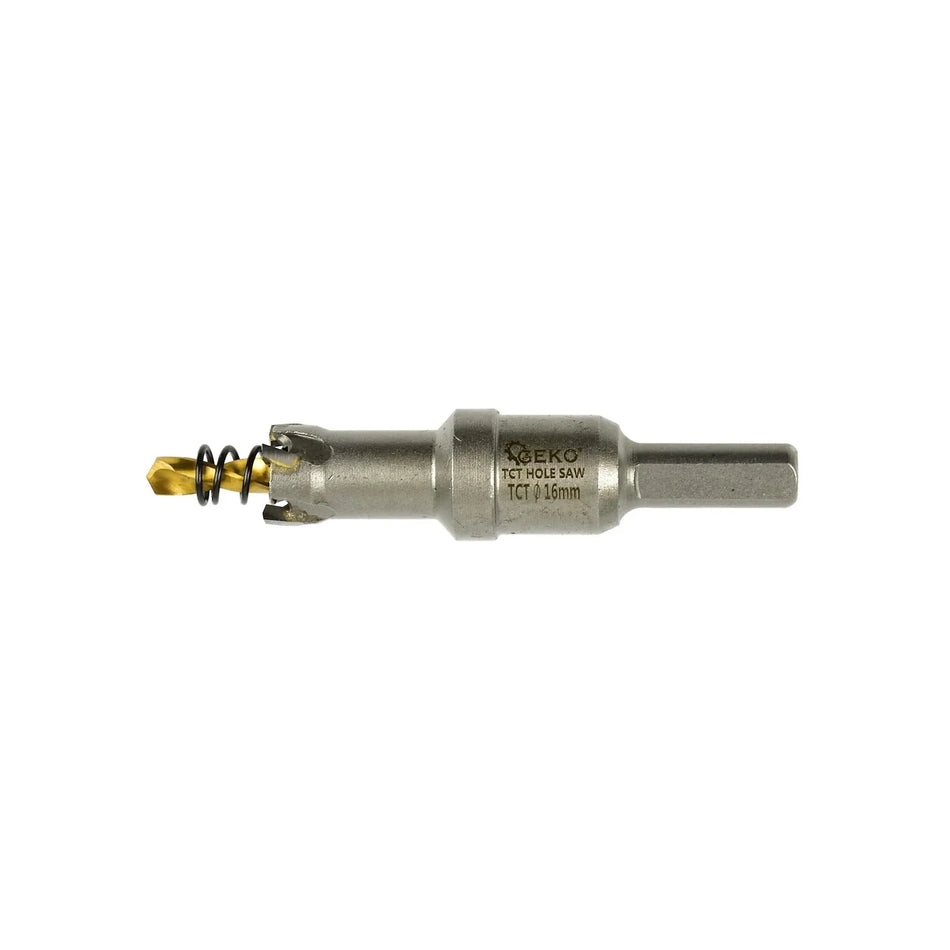GEKO Gatzaag van carbide 16 mm met titanium boor