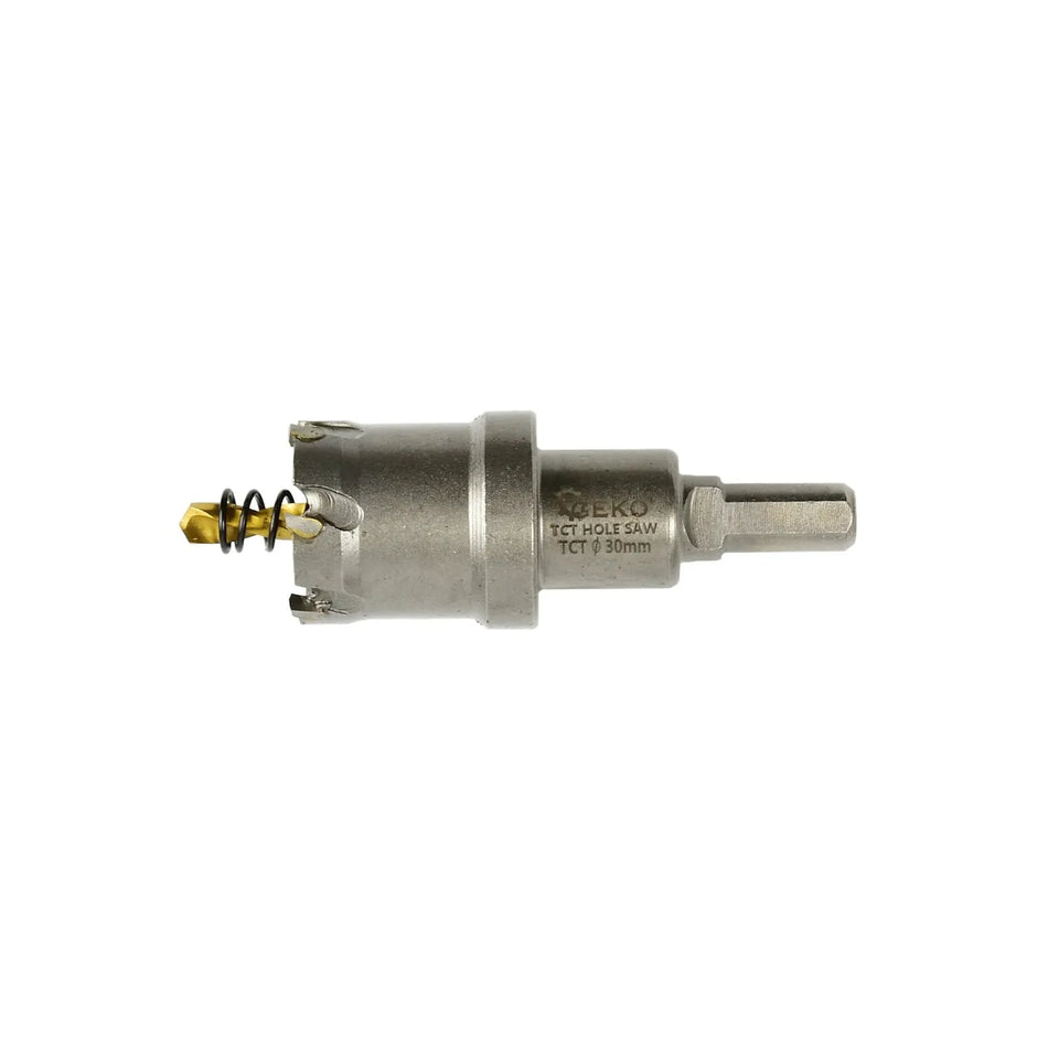 GEKO Gatenzaag met hardmetalen tanden en titanium boor 30 mm
