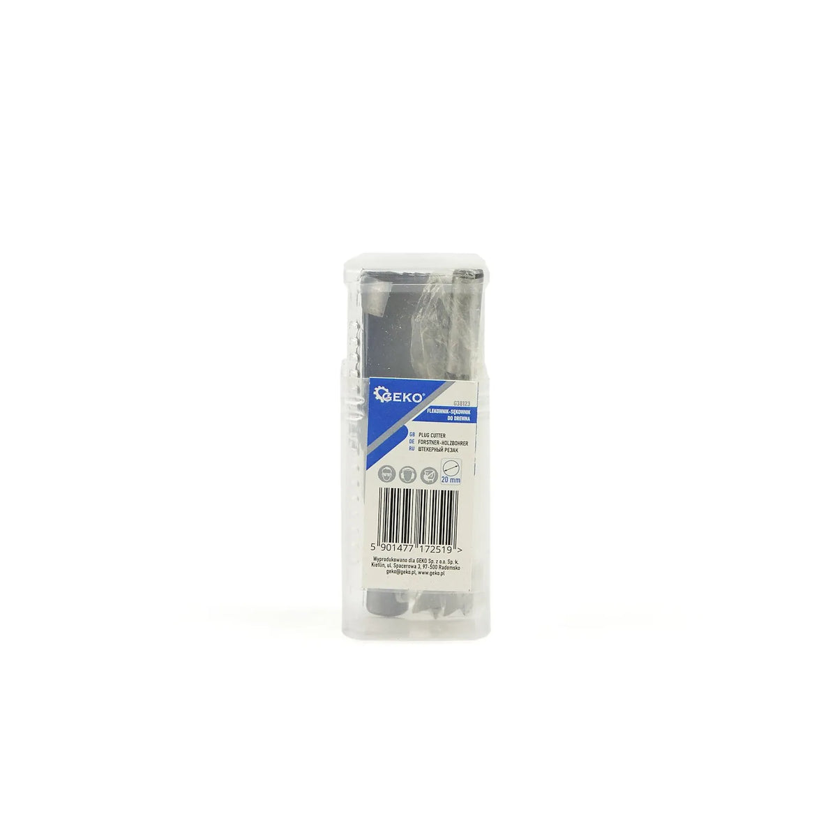 GEKO Forstner Boor en Plug Cutter Set 20 mm 150 gram