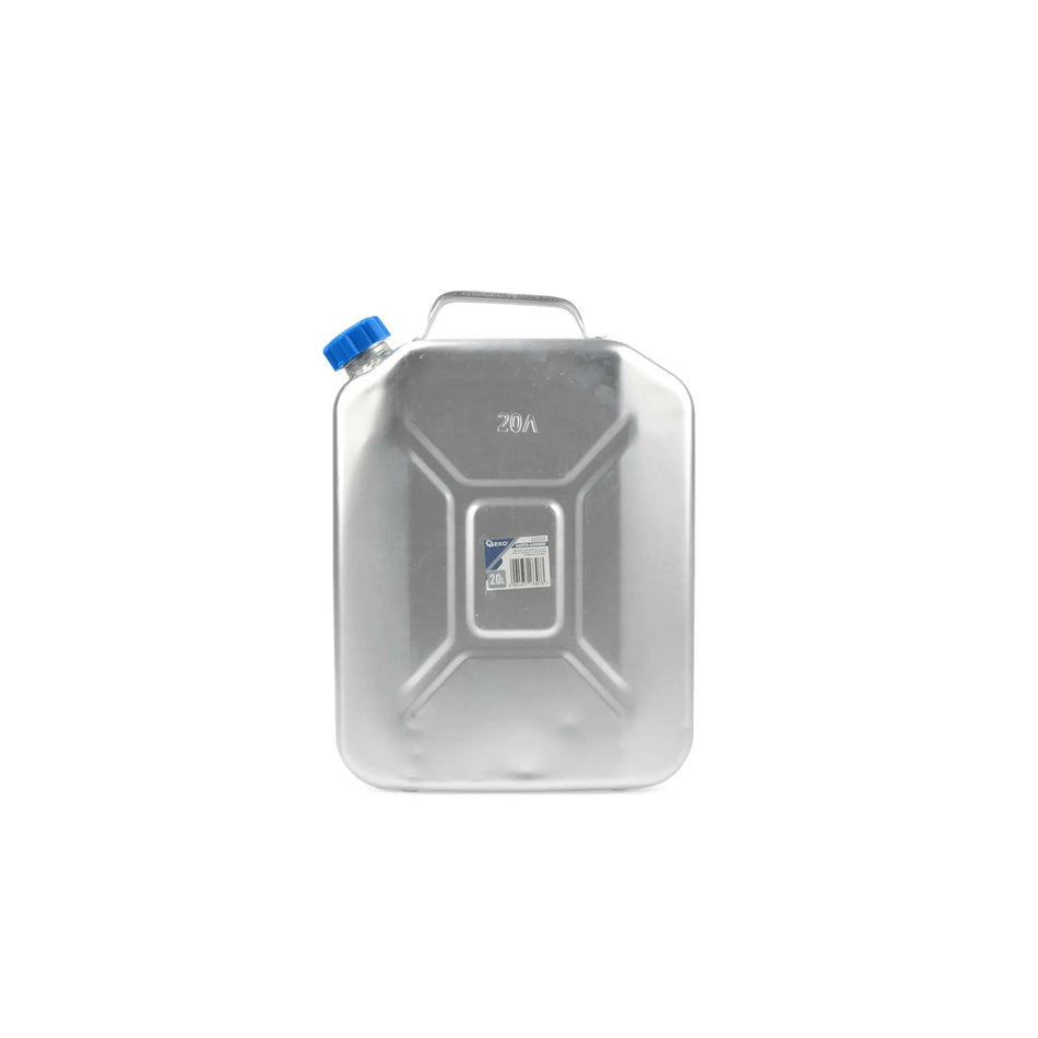 GEKO Verticale aluminium jerrycan met lekvrije dop 20L