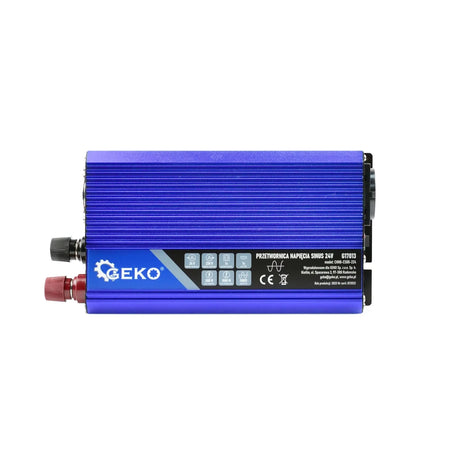 GEKO Voltageomvormer pure sinus 24 V/230 V 500/1000 W