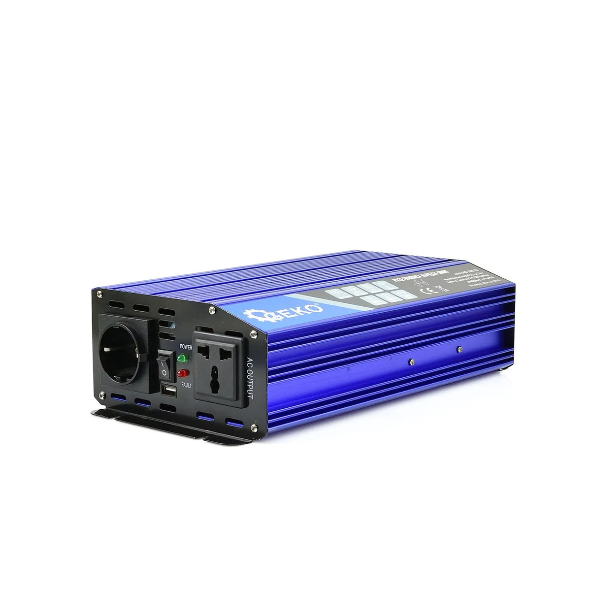 GEKO Zuivere sinus spanningsomvormer 12 V/230 V 1000/2000 W