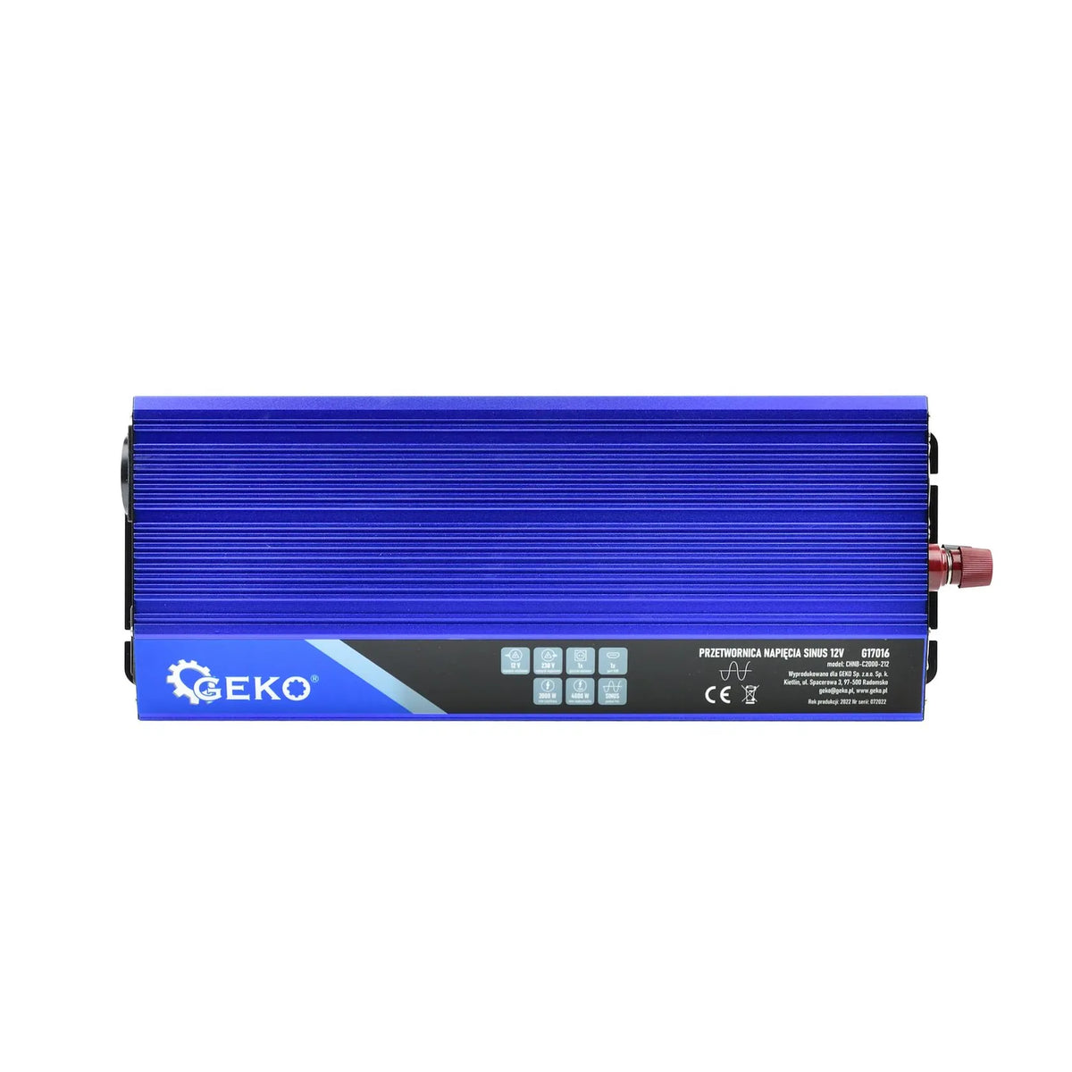 GEKO Spanningsomvormer met zuivere sinus 12 V/230 V 2000/4000 W