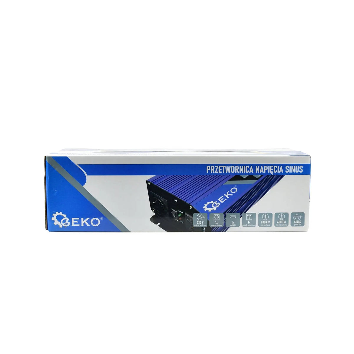 GEKO Spanningsomvormer met zuivere sinus 12 V/230 V 2000/4000 W