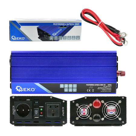 GEKO Spanningsomvormer met zuivere sinus 12 V/230 V 2000/4000 W