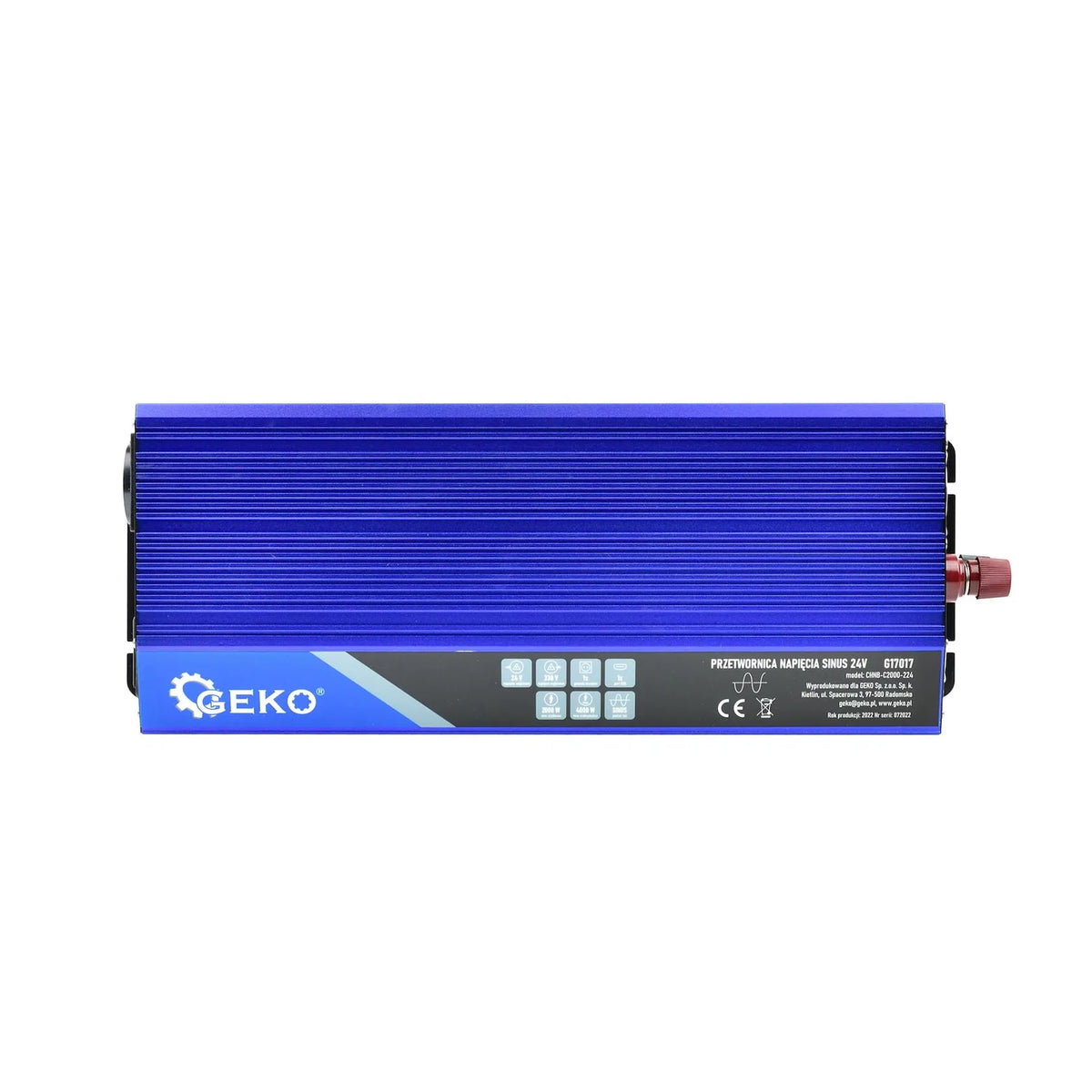 GEKO Zuivere sinus spanningsomvormer 24 V/230 V 2000/4000 W