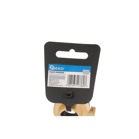 GEKO Messing koppeling compatibel met GEKA draaibaar 360° 1/2”