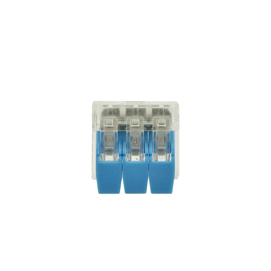 GEKO Elektrische snelkoppeling voor 3 draden 0,2 - 4mm2 set van 10