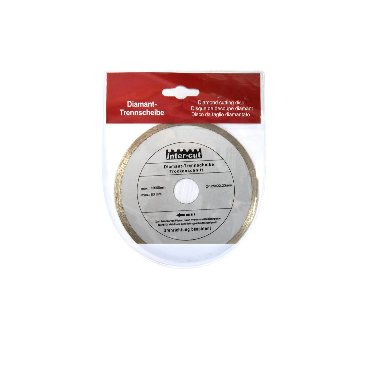 GEKO continu diamantzagemes 125 x 22 mm