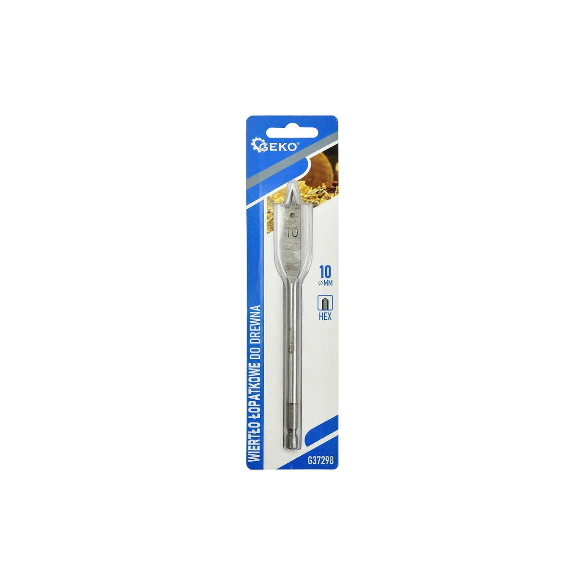 GEKO Spadeboor voor hout met hex aansluiting 10x152 mm