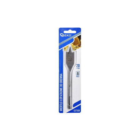 GEKO Spade boorbit voor hout met zeskant 20x152 mm