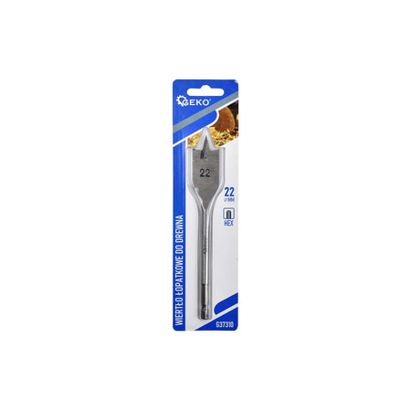 GEKO Spade boorbit voor hout met zeskant 22x152 mm