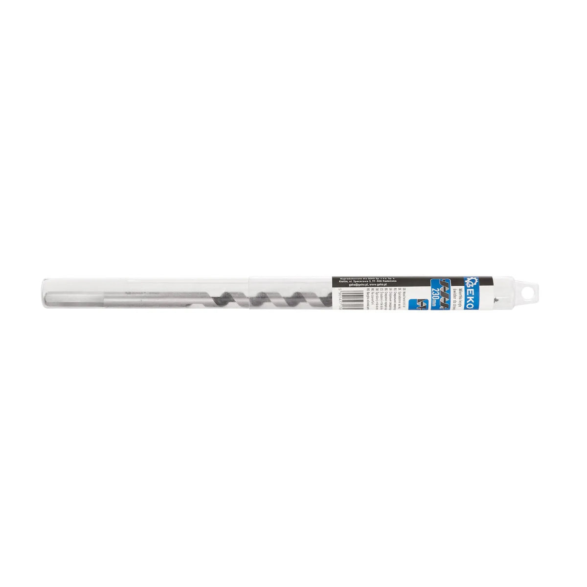 GEKO Spiraal houtboor 6x230 mm met hex 5,5 mm schacht
