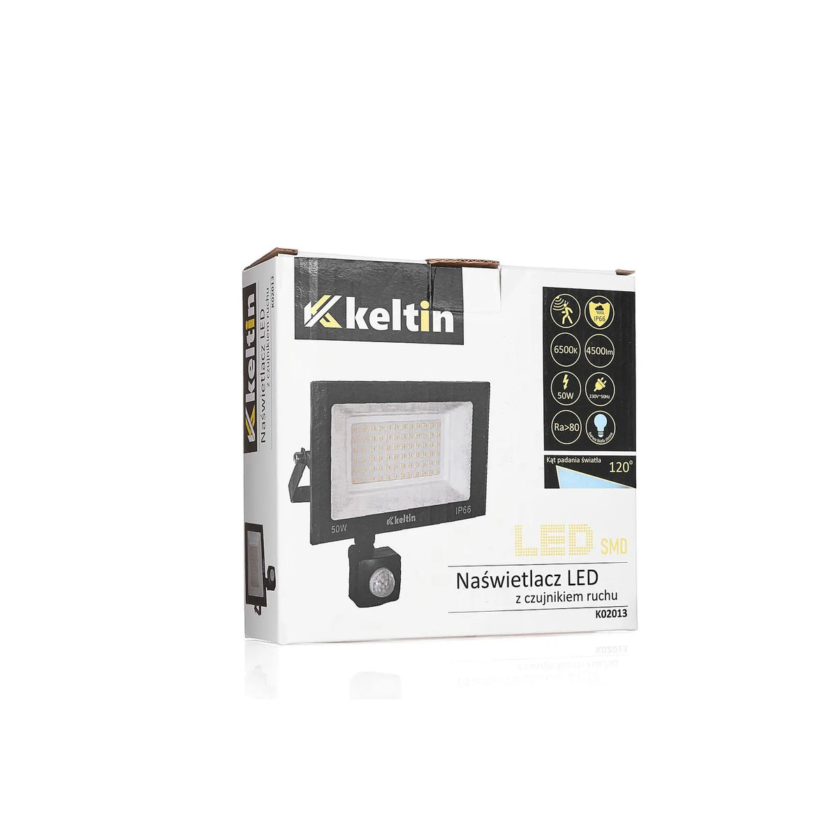 Keltin LED floodlight met bewegingssensor koud wit 6500K 50 W