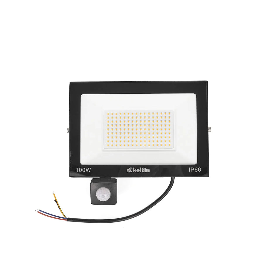 Keltin LED floodlight met bewegingssensor warmwit 2700K 100 W