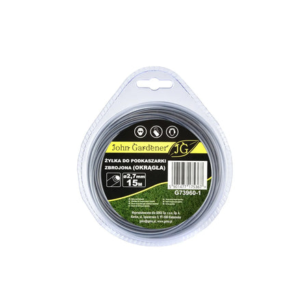 GEKO Versterkte nylonlijn rond 2,7 mm x 15 m