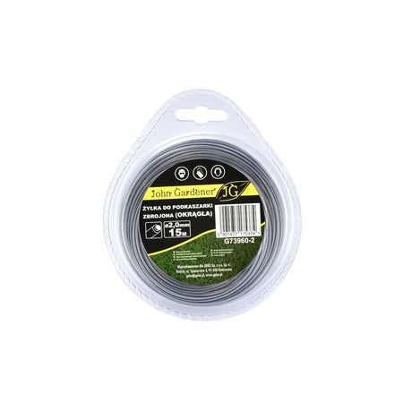GEKO Versterkte nylonlijn rond 2,0 mm x 15 m