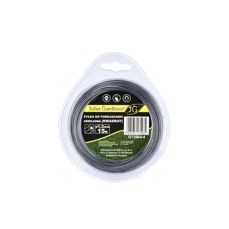 GEKO Versterkte nylon snijdraad vierkant 1,3mm15 m