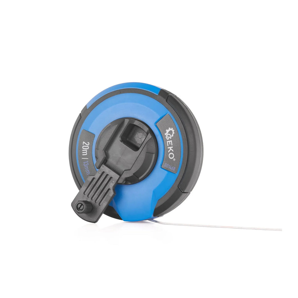 GEKO Stalen meetlint 20 m x 13 mm met nylon coating