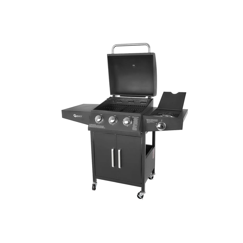 GEKO Gasbarbecue met 4 branders (3+1) 13,5 kW